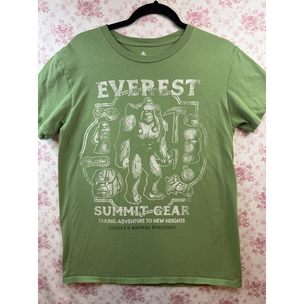 Disney Animal Kingdom Expedition Everest Yeti Summit Gear T-Shirt Green M
